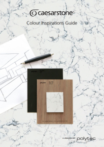 Caesarstone Colour Inspirations Guide